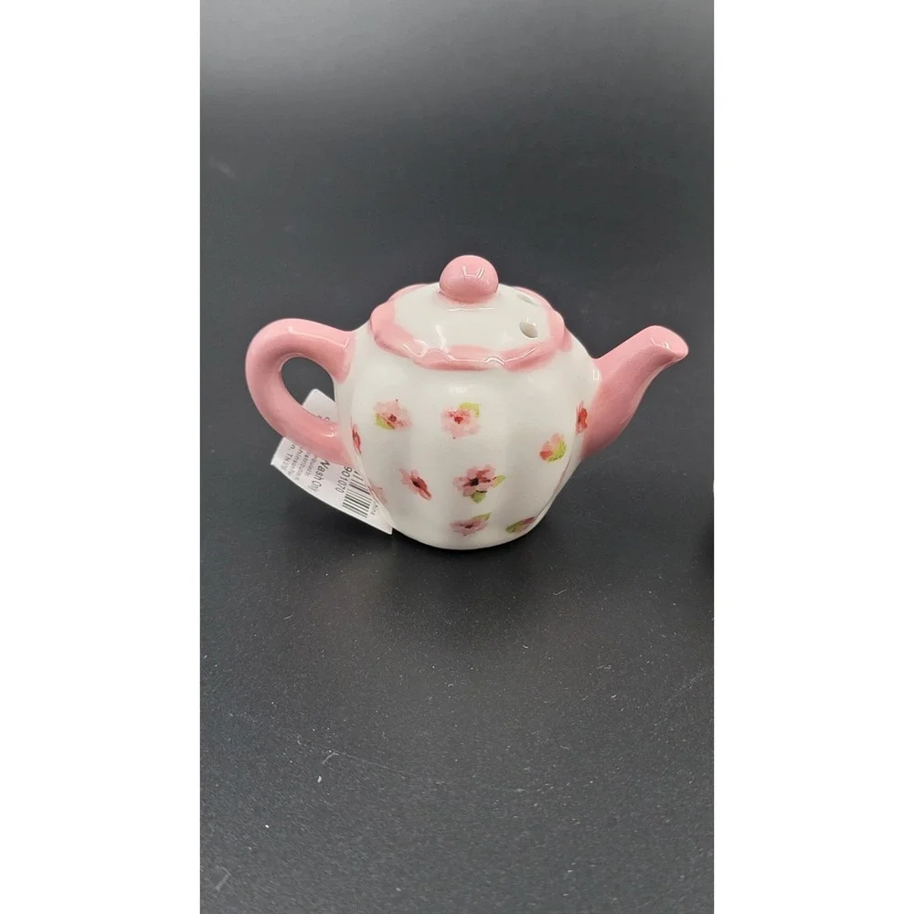 Mini Tea Set Salt And Pepper Set Trinket‎ Floral